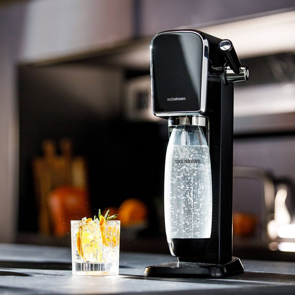 SodaStream Duopack bouteille réutilisable 1l pour machine eau gazeuse noir  2 pièces